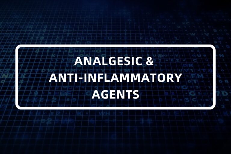 ANALGESIC AND ANTI-INFLAMMATORY AGENTS